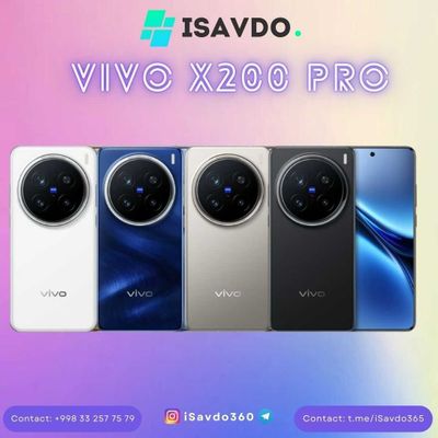 VIVO x200 Pro (Buyurtmaga / На заказ)
