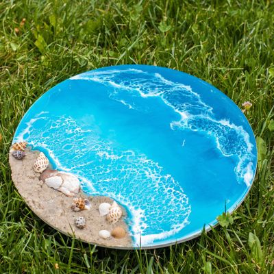 Картины из смолы моря🐚🏜️🏝️⛱️🏖️