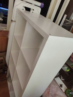 Стиллаж из Ikea белый