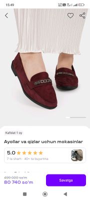 zamonaviy makasinalar