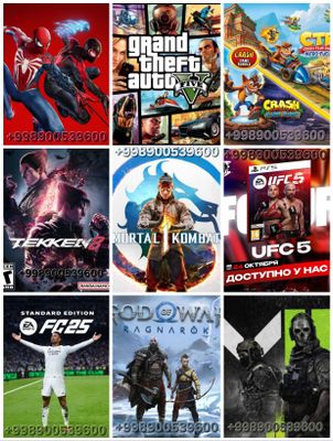 Ps4 Ps5 uchun Top o'yinlar Playstation Топ запись игр на PS4 PS5