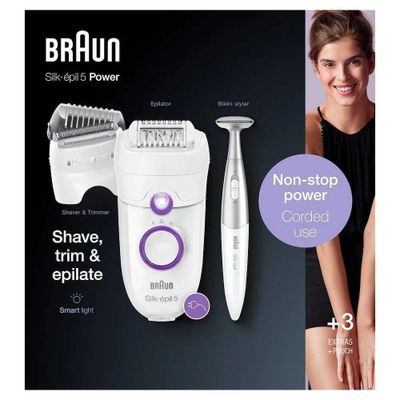 Эпилятор Braun SES 5-825P для красоты вашей кожи и здоровья кожи.