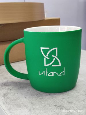Soft tuch bakal, yashil rangli bakal, logo pechat xizmati