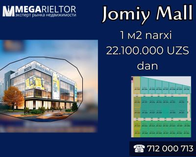 "Jomiy Mall" | Yangi savdo markazi