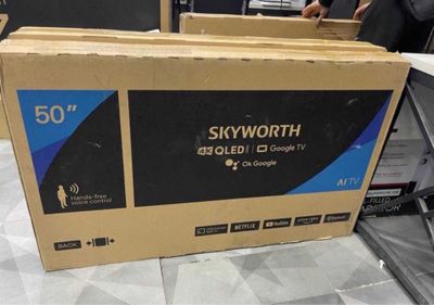 Телевизор Skyworth 55" 50" Smart Tv 4K Qled Доставка бесплатно