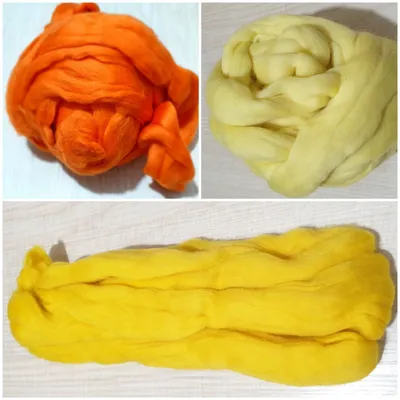 Шерсть для валяния ручного мокрым способом и сухим.