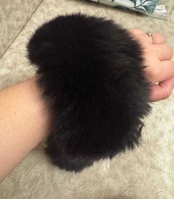 Новые нарукавники из меха натуральный песец