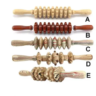 массажная палочка, деревянный роликовый инструмент для тела 1шт ms44