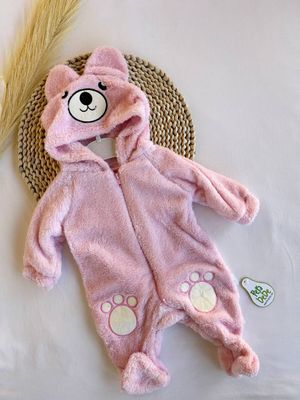 Ayiqchali momiq kombinezon (zamokli)