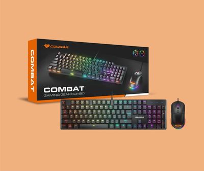 Игровая клавиатура мышка Cougar Combat. Доставка по Узб. Перечисление
