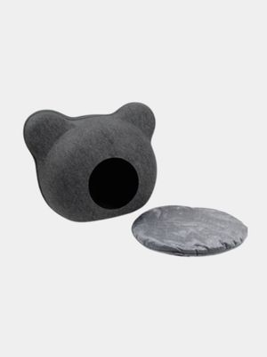 Домик для кота, серый