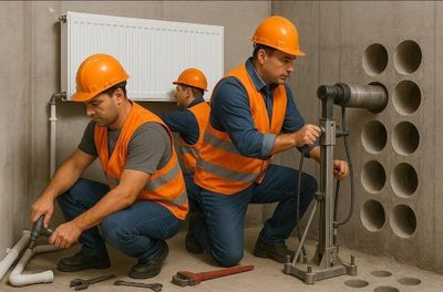 Beton plitalarni almazni teshish kesish yorish va santexnik xizmati