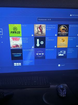 PS4 slim 500gb hen прошивкали уйинлари бор