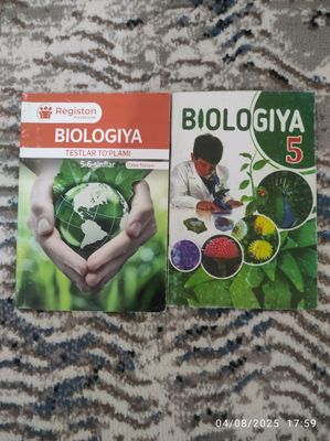BIOLOGIYA KITOBLARI SOTILADI