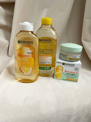 Garnier yuz uchun nabor C vitamin yetkazadi yuzga