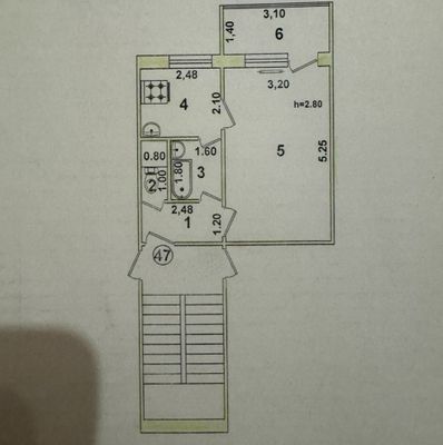 1в2 Продам квартиру 10кв.Чиланзар -Корзинка. дом Панельный