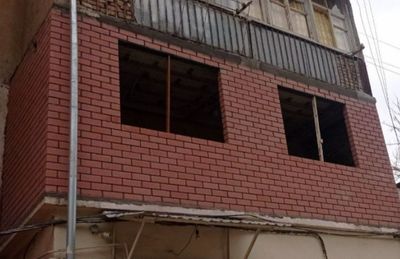 Balkonga g'isht teramiz. Kladka balkon. Керпичная кладка балканов