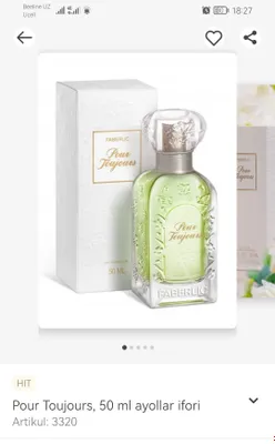 Pour tojour ayollar parfum suvi