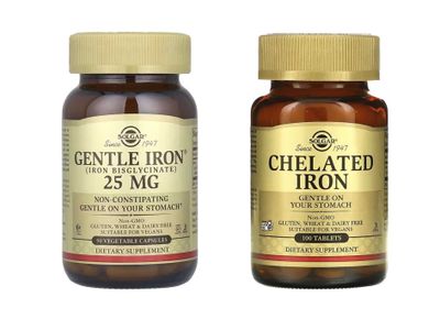 Solgar хелатное железо Gentle Iron бисглицинат железо