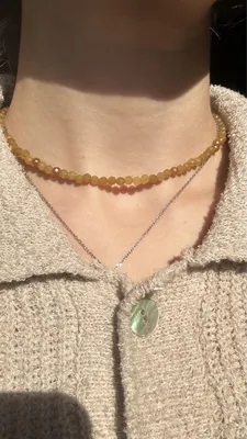 Цитрин! Чокер.Камень солнца. Помогает в финансах и поднимает энергию !