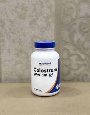 Nutricost Colostrum, Молозиво, 500мг, 120 капсул