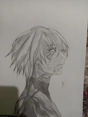 Zakazga oq-qora fon anime rasm chizaman.