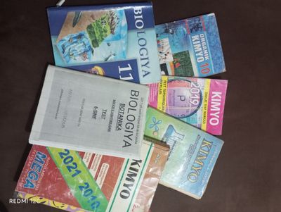 kimyo, biologiya kitoblar abituriyentlar uchun