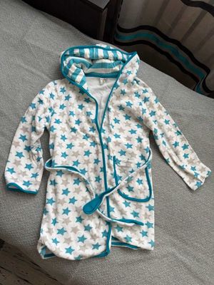 Детский банный халатик на 5-6 лет