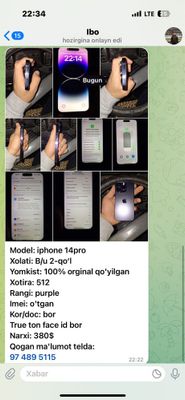 Ayfon 14 pro 512