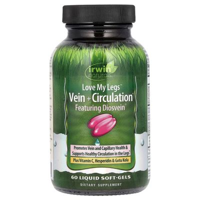 Вены + Кровообращение 60 капсул Irwin Naturals из Америки
