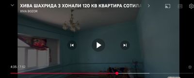 3 xonali kvartira sotiladi