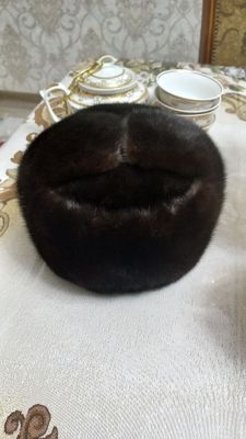 Мужская норковая шапка XL