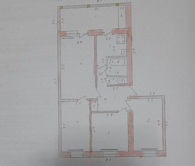 Продается Квартира 4/3/4 Зангиота Уртаул Без Ремонта