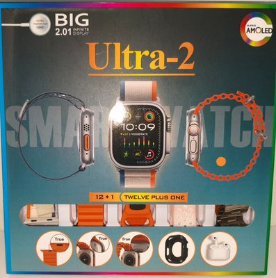 Smartwatch ultra 2 sotiladi narxi 220ming 2kun boldi oganimga yangi