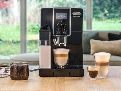 Автоматическая кофемашина DeLonghi Dinamica ECAM 350.55. B, черный