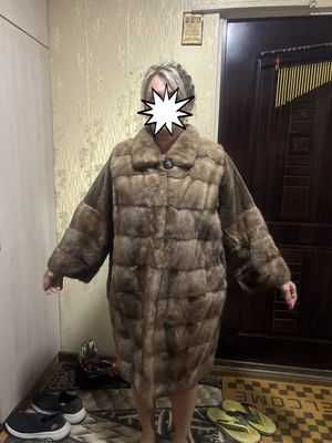 Натуральная шуба из соболя
