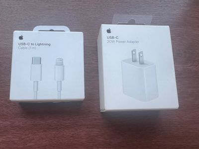 Apple adapter 20w USB-C fast charger Кабель Usb-C (1m) оригинал