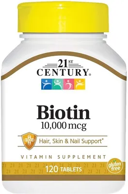 Биотин 10000 мкг. из Америки (биатин 10000мкг, biotin 10000mcg)
