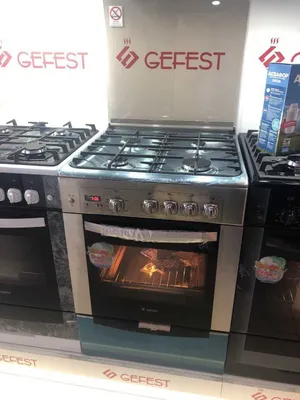 Gefest ( современная газовая плита) "Стальной жемчуг" Premium