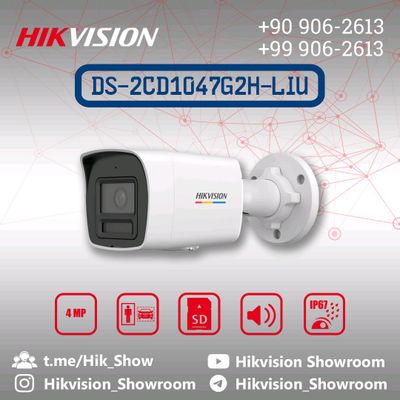 DS-2CD1047G2H-LIU Hikvision ovoz va rangli kamera
