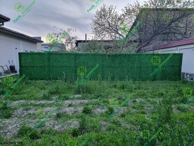 Yashil zabor / Искусственный кусты / Green Wall dekorativ setka 3D