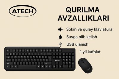 Simsiz Klavitura va chiqoncha