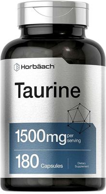 Таурин Taurine 1500 мг 180 капсул из Америки