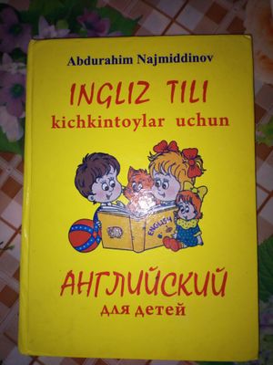 Kichkintoylar uchun ingliz tili kitobi rus va oʻzbek tilida