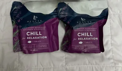 Chill for Relaxation, пенки для душа, лаванда и розмарин, 7 таблеток