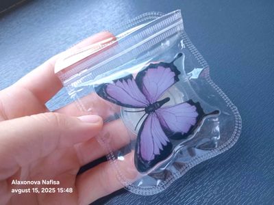 Telefon ushlagichi, ikki yoqqa PopSocket kapalakli