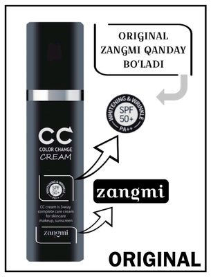 Zangmi CC crem spf 50+ 100%original