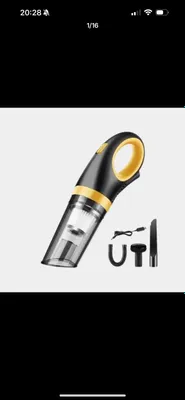 Автомобильный пылесос аккумуляторный 9000 ПА