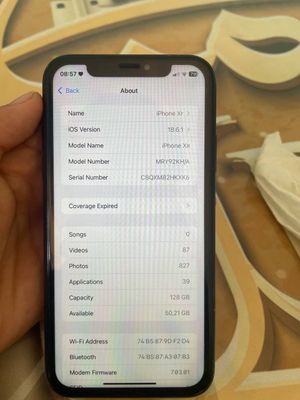 Iphone XR hotira 128 yomks 82 narxi 210$