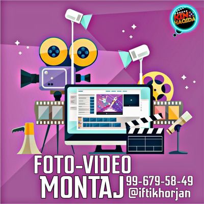 Foto video montajchi , videomontajyor , видеомотажер ,